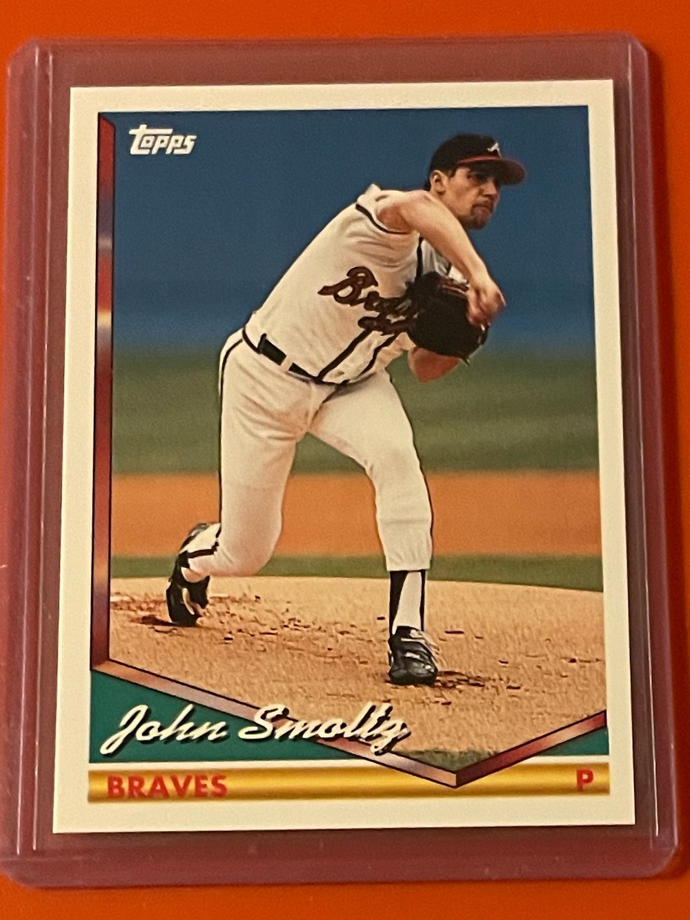 John Smoltz #687 1994 Topps Baseball Trading Card